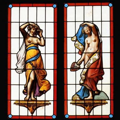 Vetrate Artistiche Di Arredamento Stile Figurativo Ambrosiana Arte Milano 2