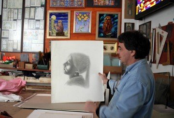 realizzazione vetrate artistiche Cornaredo, Ambrosiana Vetrate d'Arte Milano penacchio ardemagni